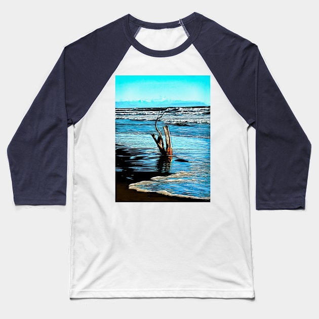 The Sea Tree Baseball T-Shirt by PictureNZ